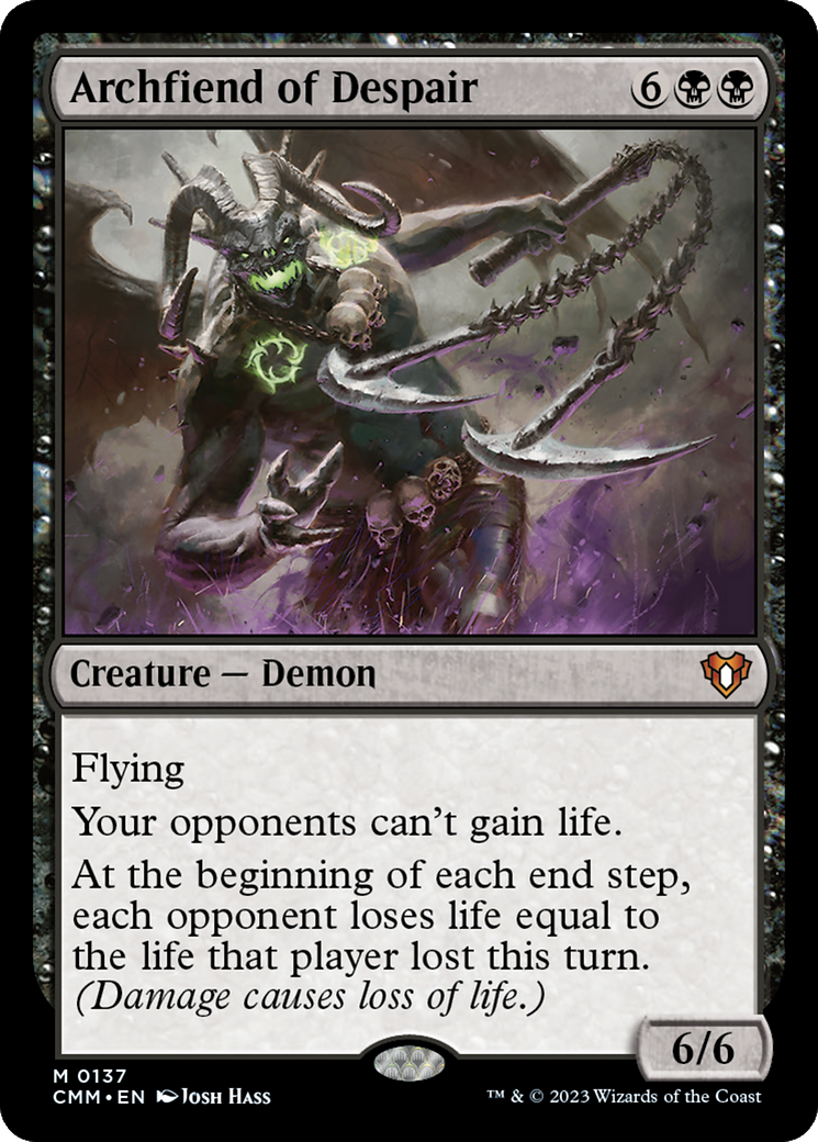 Archfiend of Despair (CMM-137) - Commander Masters Foil