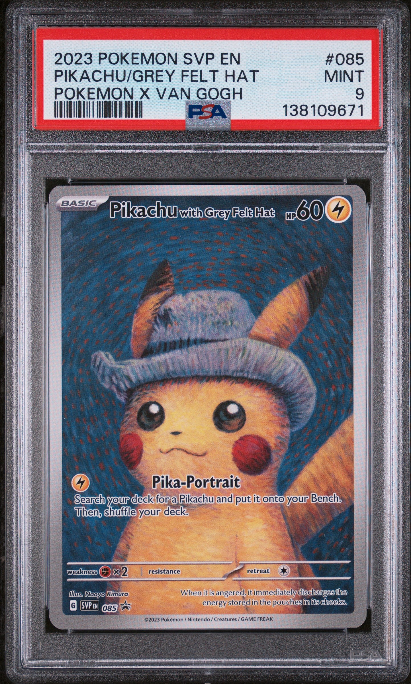 Pikachu with Grey Felt Hat ピカチュウ085 PSA9 Pikachu with Grey Felt Hat #085 PSA 9 – Derpy Cards