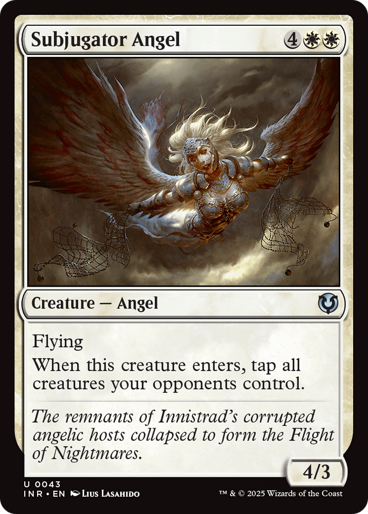 Subjugator Angel (-043) - Innistrad Remastered Foil
