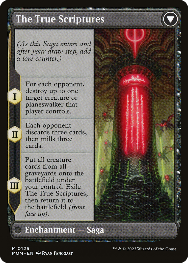 Sheoldred // The True Scriptures (MOM-125) - March of the Machine Foil