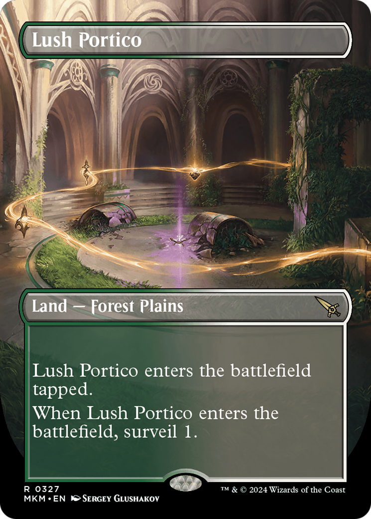 Lush Portico (MKM-327) - Murders at Karlov Manor (Borderless) Foil