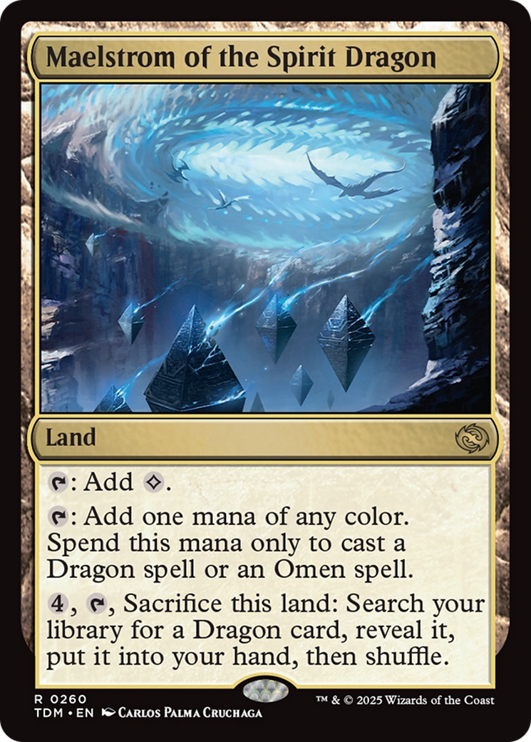 Maelstrom of the Spirit Dragon (TDM-260) - Tarkir: Dragonstorm Foil