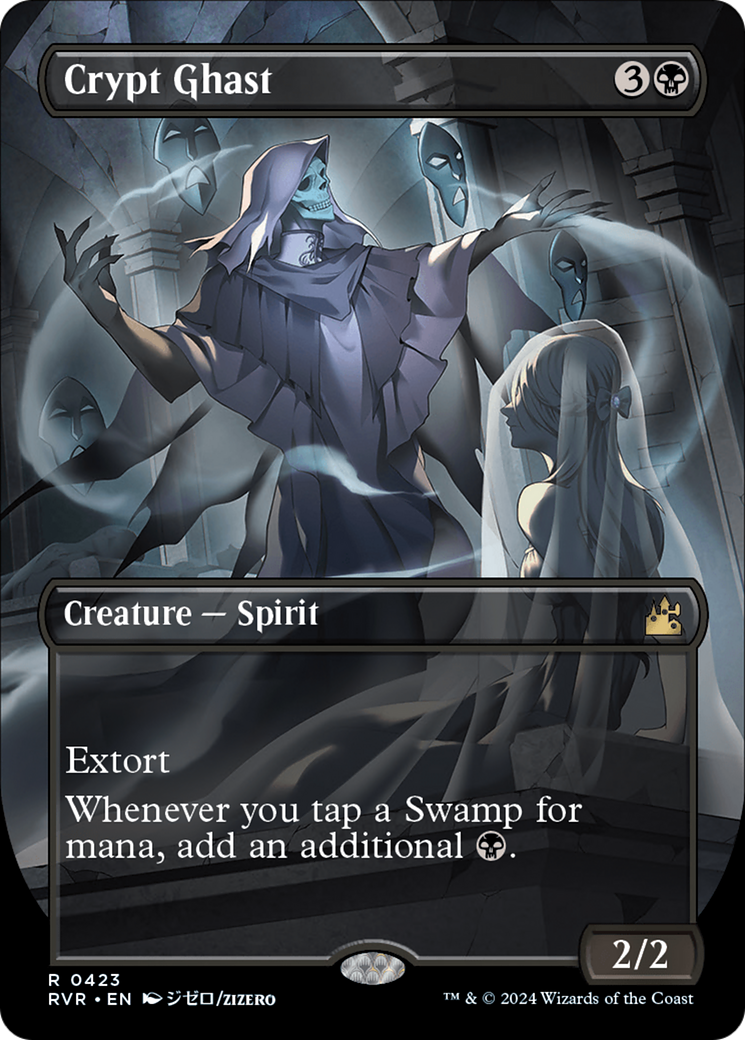 Crypt Ghast Anime Borderless Foil