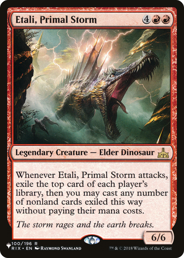 Etali, Primal Storm (PLST-RIX-100) - The List