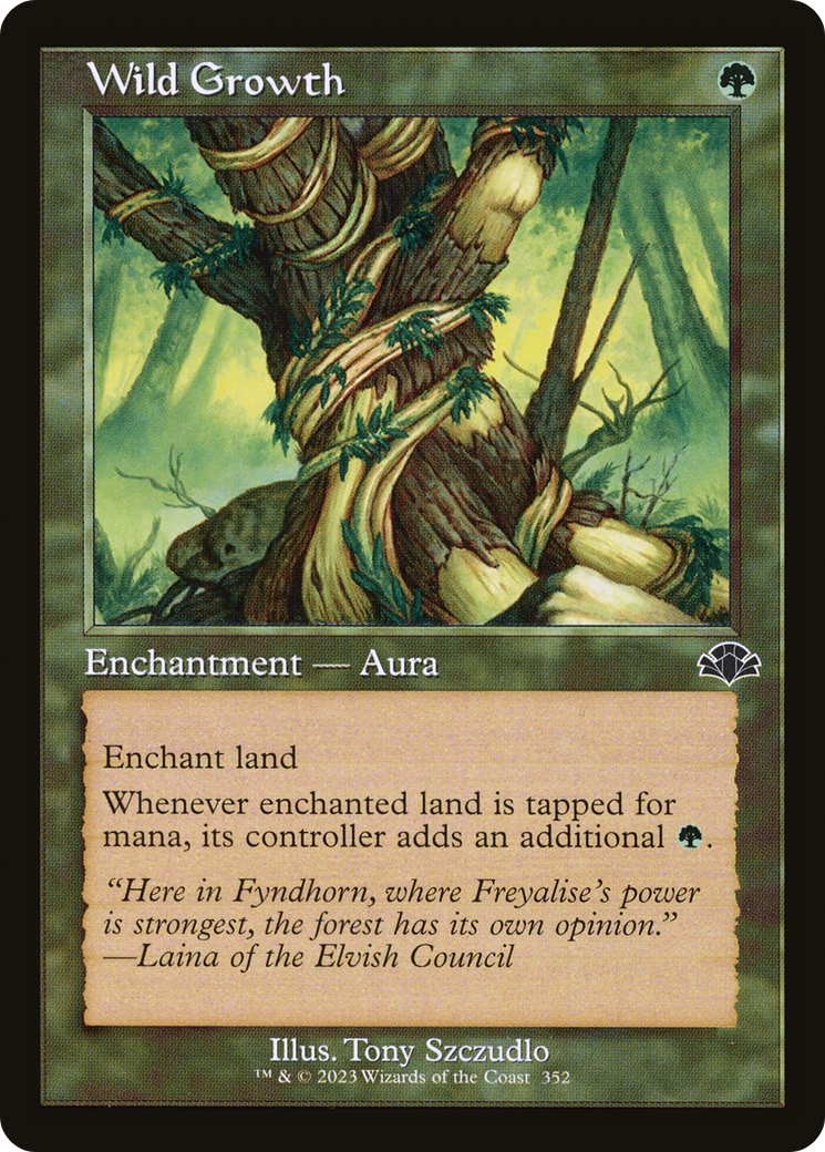 Wild Growth (DMR-352) - Dominaria Remastered Foil