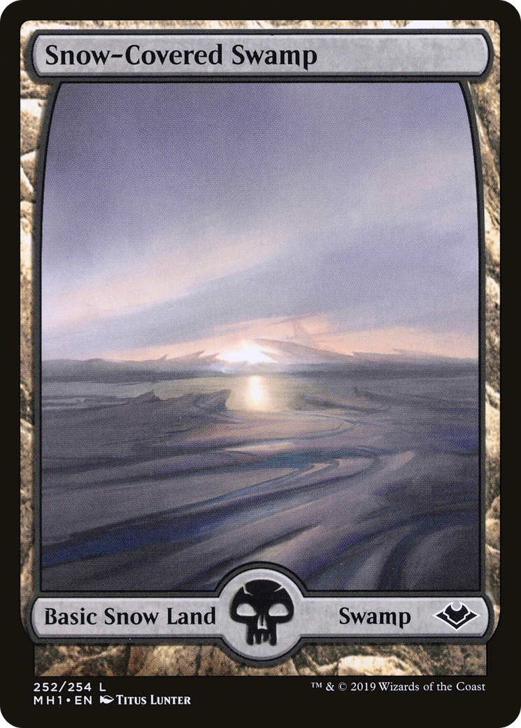 Snow-Covered Swamp (MH1-252) - Modern Horizons Foil