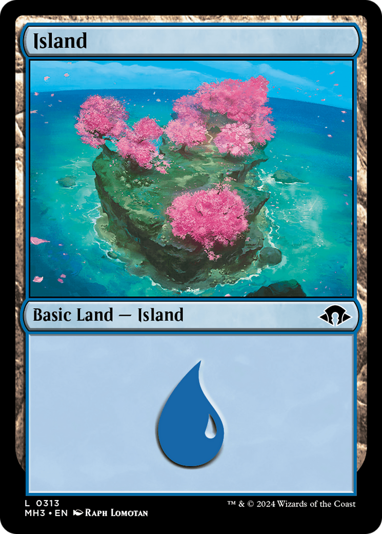 Island (MH3-313) - Modern Horizons 3 Foil