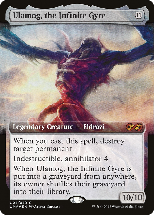 Ulamog, the Infinite Gyre (UMA:BT-0U4) - Ultimate Box Topper: (Extended Art) Foil