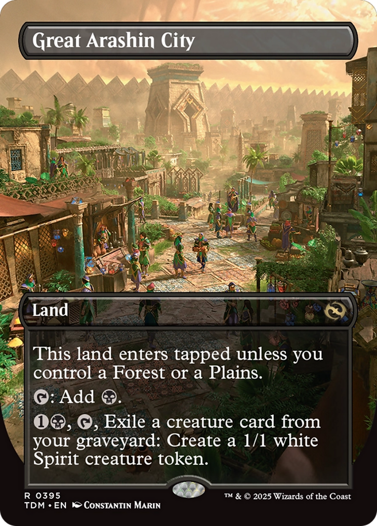 Great Arashin City (Borderless) (TDM-395) - Tarkir: Dragonstorm