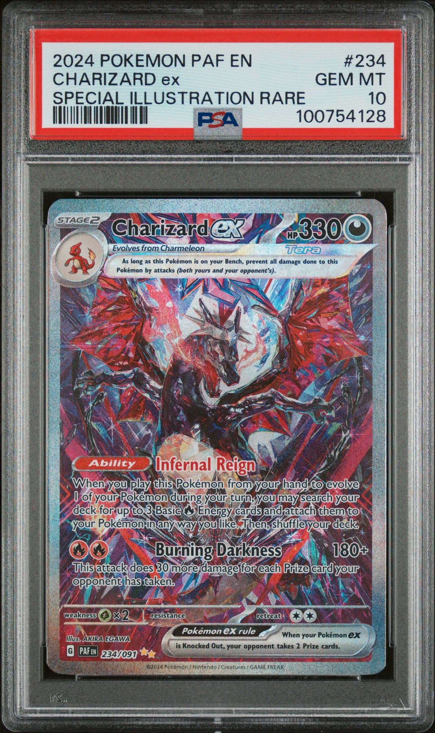 Charizard ex Special Illustration Rare #234 PSA 10
