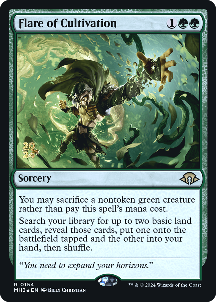 Flare of Cultivation (PMH3-154S) - Modern Horizons 3 Promos Foil