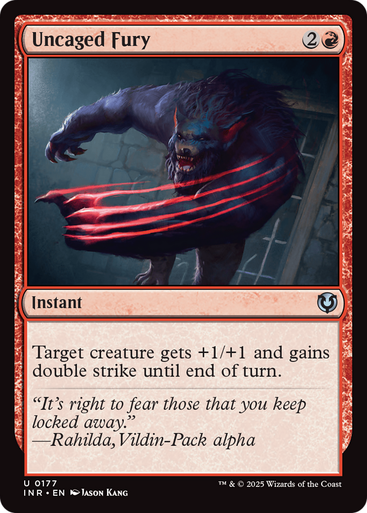 Uncaged Fury (-177) - Innistrad Remastered Foil