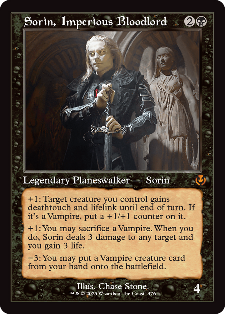 Sorin, Imperious Bloodlord (Retro Frame) (-476) - Innistrad Remastered Foil
