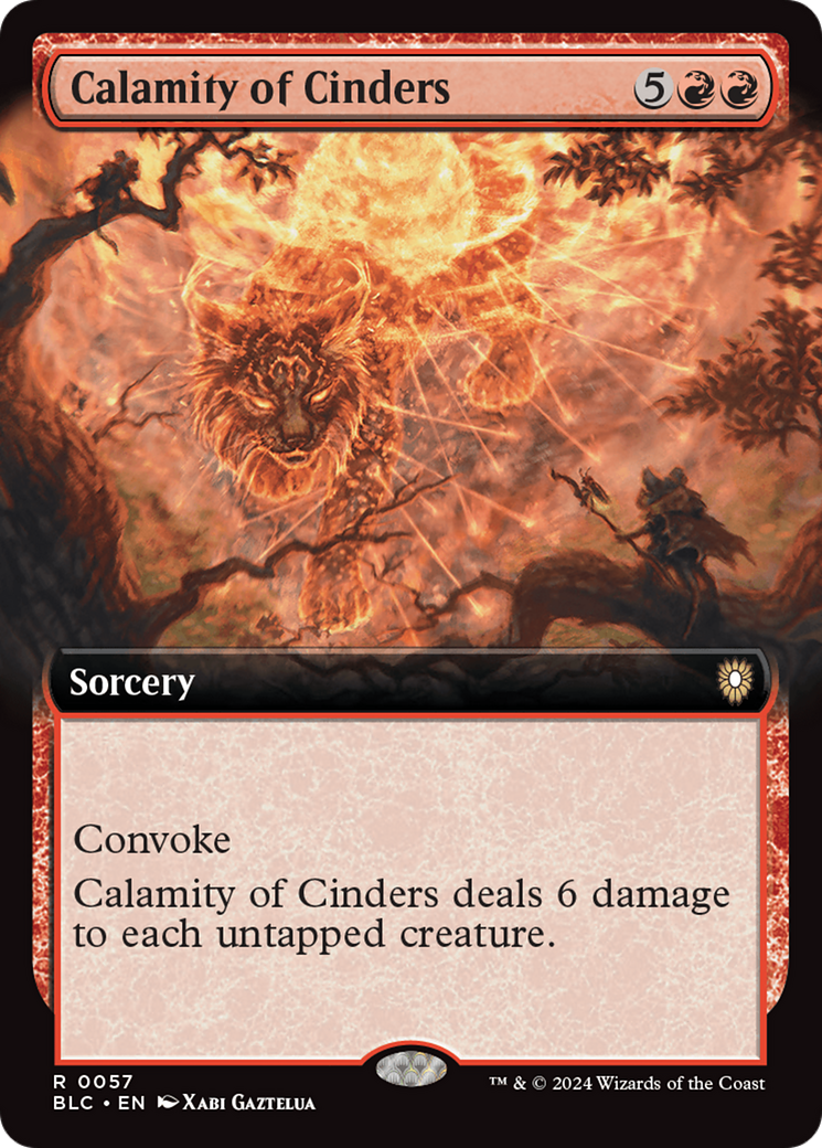 Calamity of Cinders (BLC-057) - Bloomburrow Commander