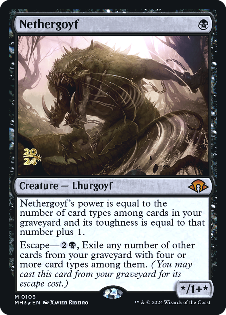 Nethergoyf (PMH3-103S) - Modern Horizons 3 Promos Foil