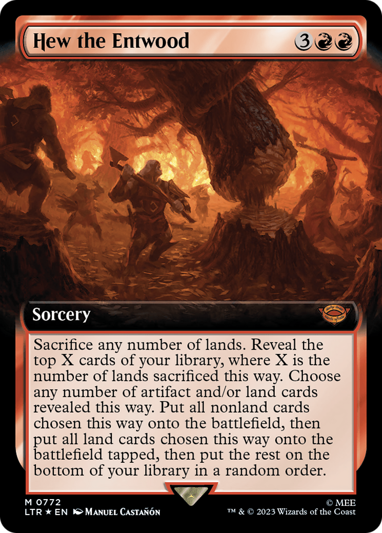 Hew the Entwood Surge Foil Extended Art