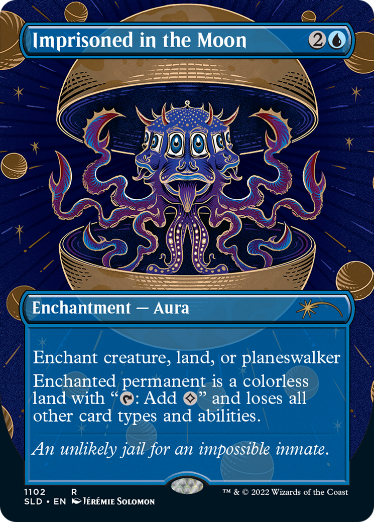 Imprisoned in the Moon (SLD-1102) - Secret Lair Drop (Borderless) Foil
