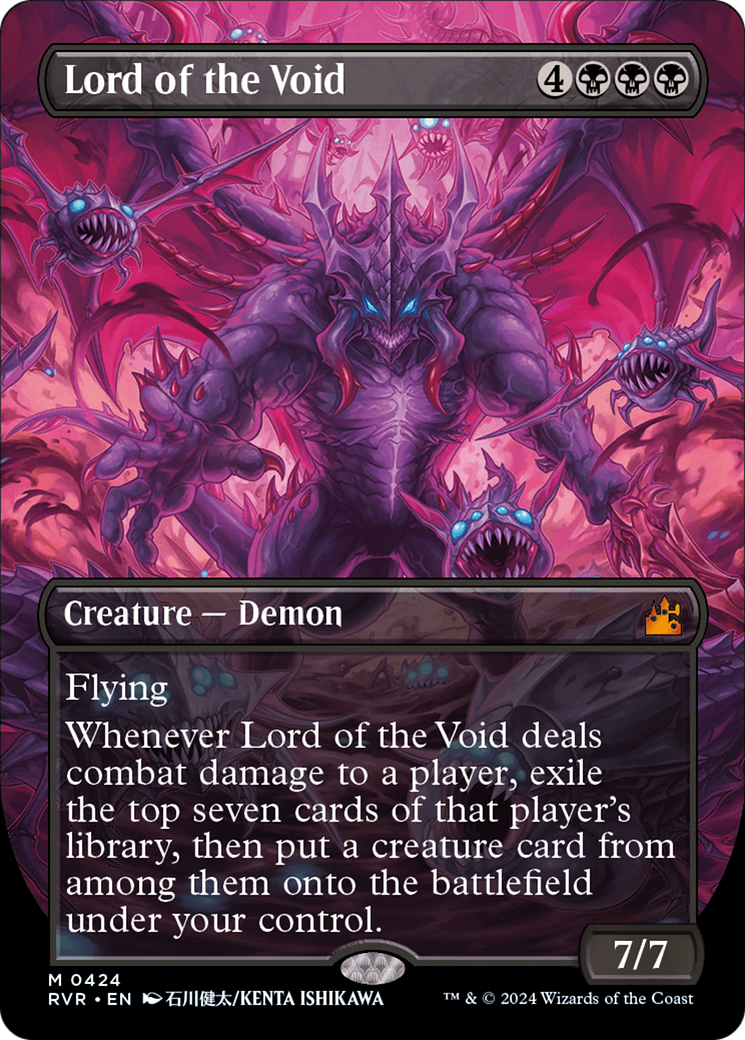 Lord of the Void (RVR-424) - Ravnica Remastered (Borderless) Foil