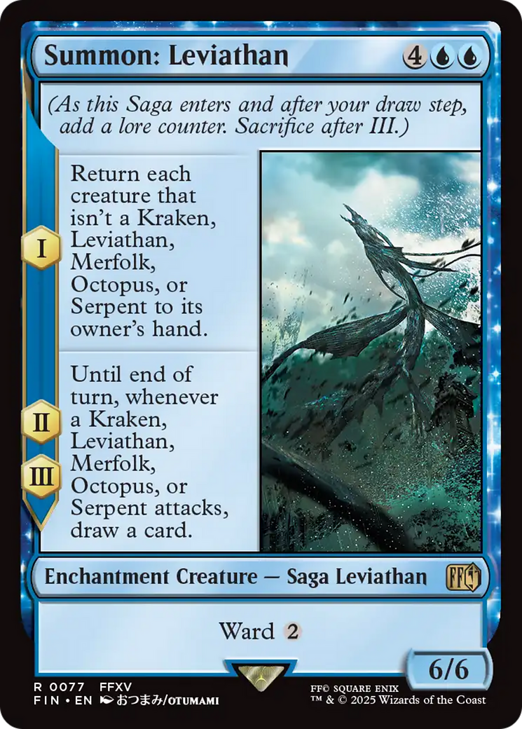 Summon: Leviathan (FIN-077) - FINAL FANTASY Foil