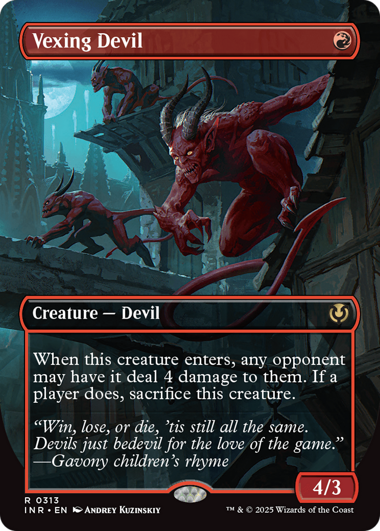 Vexing Devil (Borderless) (-313) - Innistrad Remastered
