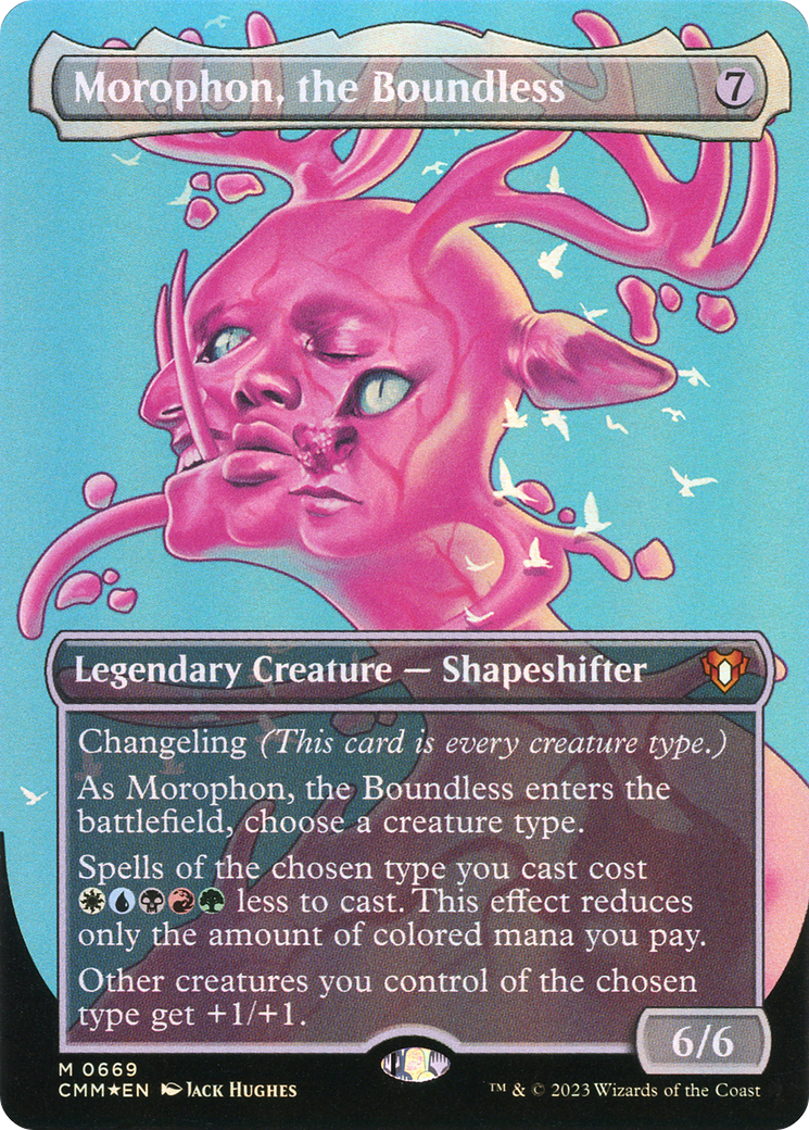 Morophon, the Boundless (CMM-1058) - Commander Masters (Borderless) Foil