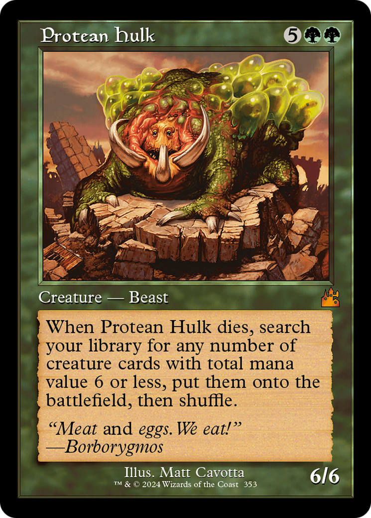 Protean Hulk Retroframe