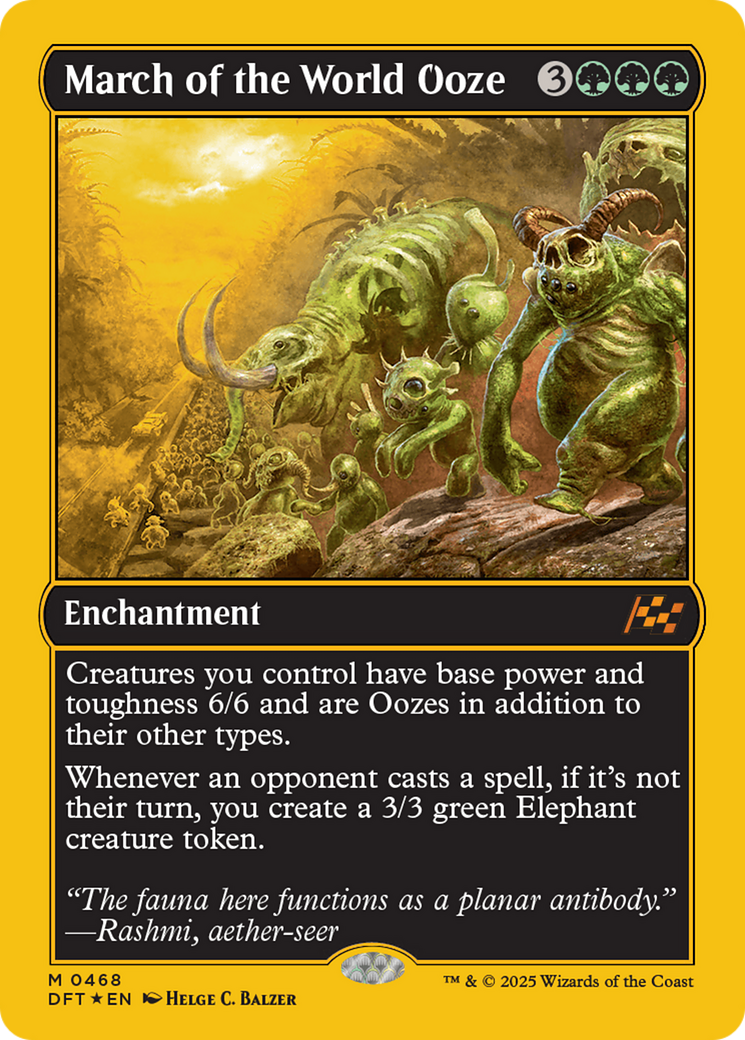 March of the World Ooze (First-Place Foil) (DFT-468) - Aetherdrift Foil