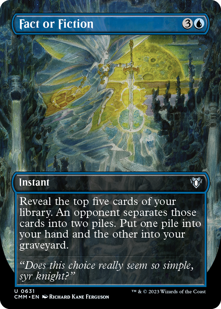 Fact or Fiction (CMM-631) - Commander Masters (Borderless) Foil