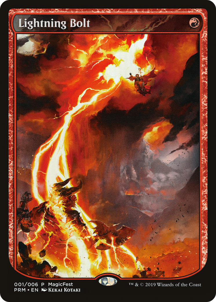 Lightning Bolt (MFP-001) - MagicFest 2019 Foil