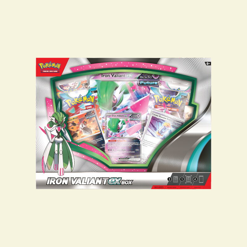 Pokemon - Iron Valiant/Roaring Moon ex Box