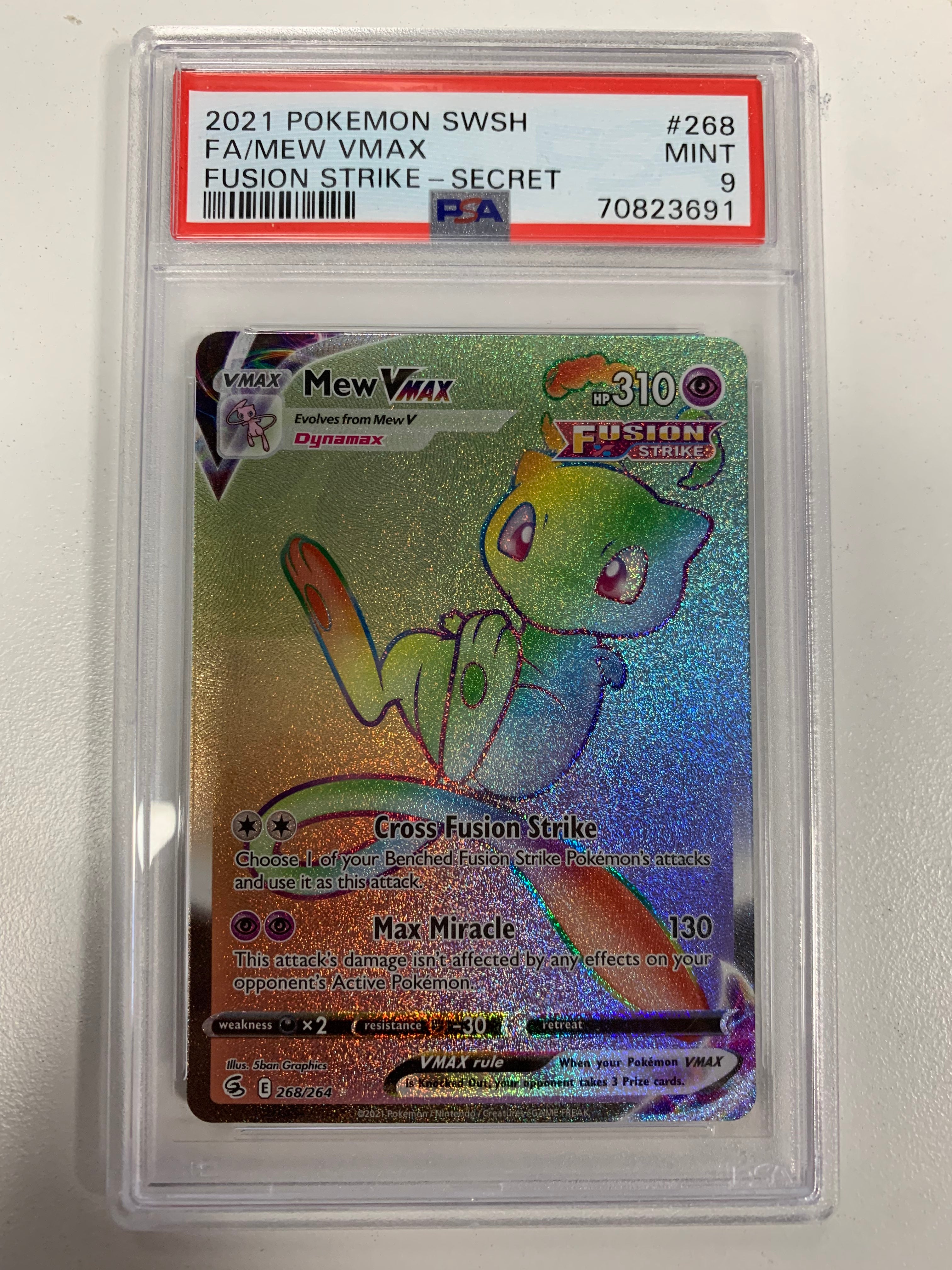 Pokemon Mew Vmax Secret outlet PSA 9