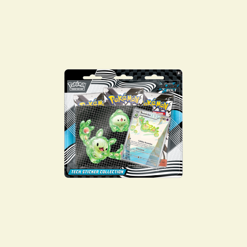 Pokemon - SV10.5 Black Bolt Tech Sticker Collection 3 Pack