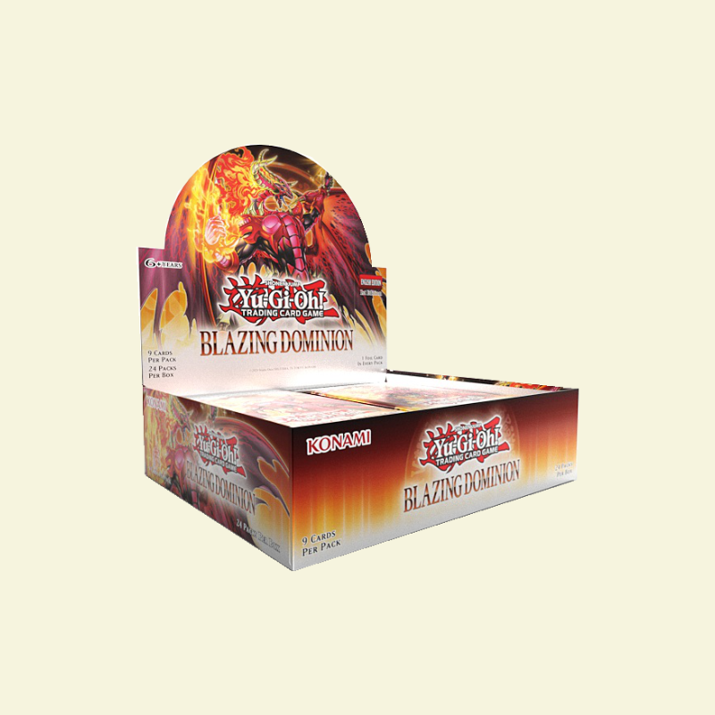 Yu-Gi-Oh! - BLAZING DOMINION BOOSTER BOX Derpy Cards Yu-Gi-Oh! - BLAZING DOMINION BOOSTER BOX Derpy Cards