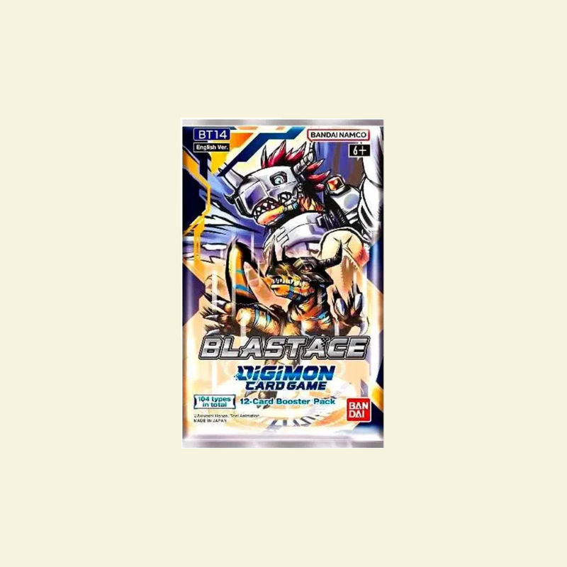 Digimon - BT14 Blast Ace Booster Pack Derpy Cards Digimon - BT14 Blast Ace Booster Pack Derpy Cards