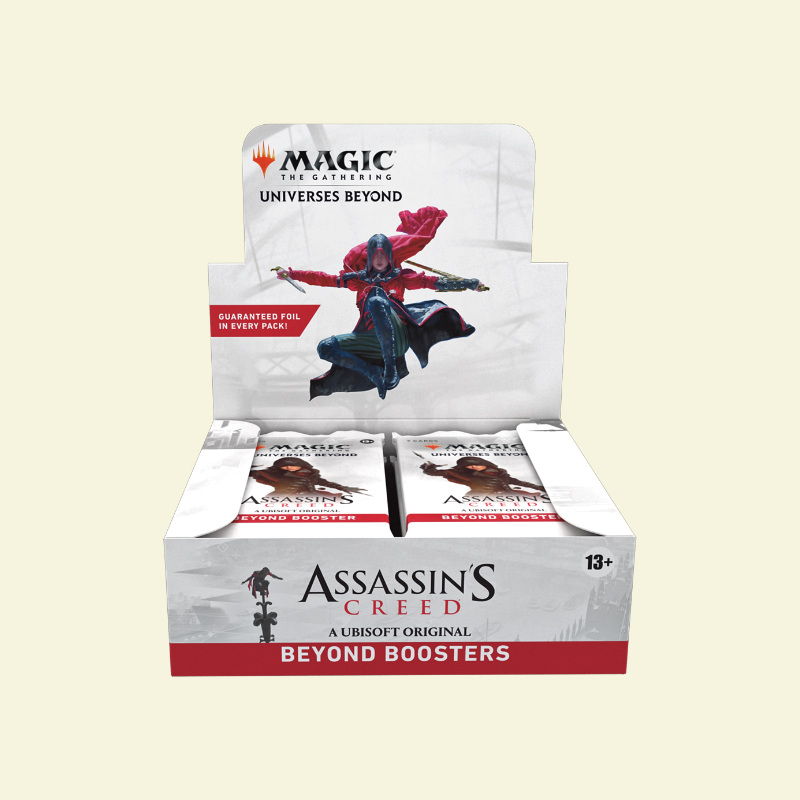 MTG - Assassin's Creed Beyond Booster Box Derpy Cards MTG - Assassin's Creed Beyond Booster Box Derpy Cards