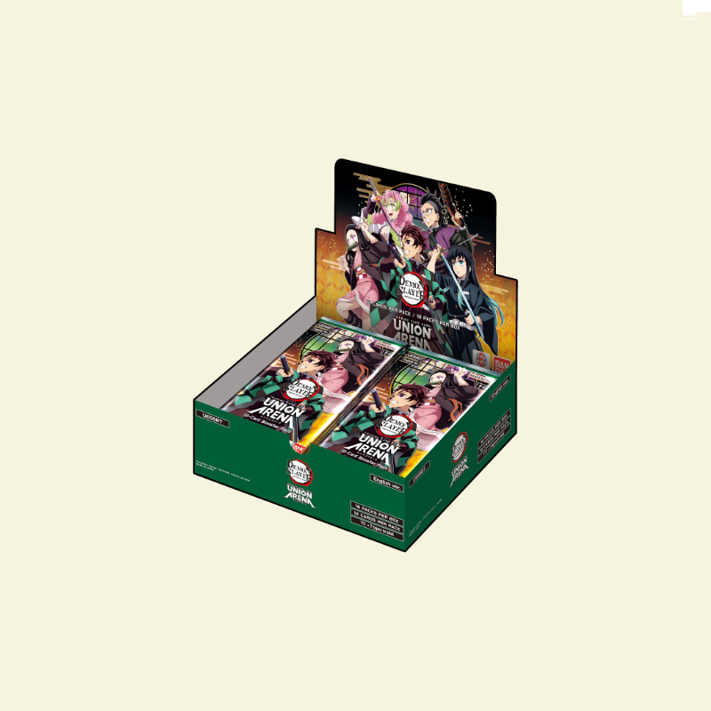 Union Arena - Demon Slayer Kimetsu No Yaiba Booster Box Derpy Cards Union Arena - Demon Slayer Kimetsu No Yaiba Booster Box Derpy Cards