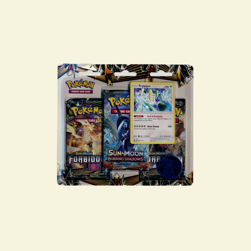 Pokemon - S&M Forbidden Light + Burning Shadows 3 Pack Blister
