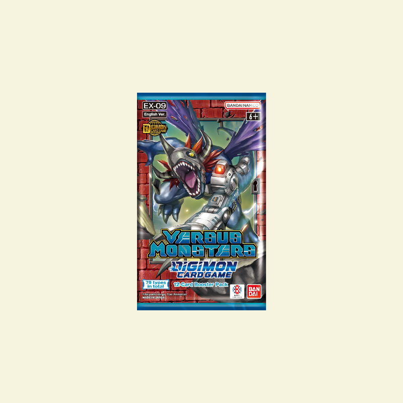 digimon ex09 booster box Versus Monsters EX-09 Japanese style artwork and unique card frames that mimic the look of the early handheld devices DIGIMON CARD GAME TCG Versus