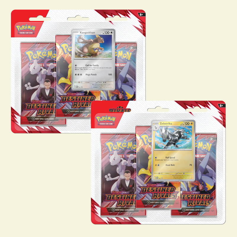 Pokemon - Scarlet & Violet Destined Rivals 3 Pack Blister