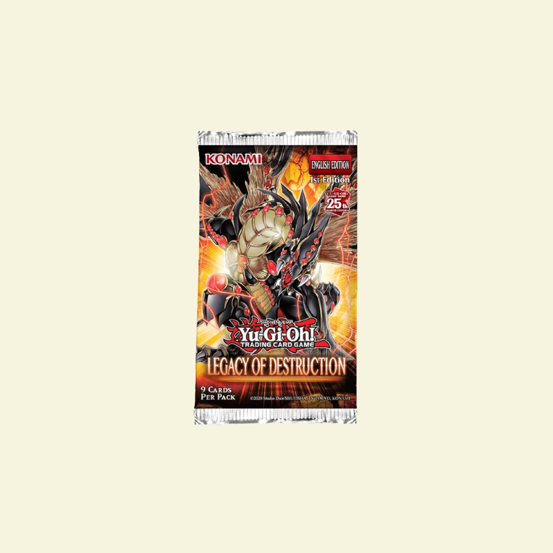 Yu-Gi-Oh! - Legacy of Destruction Booster Pack Derpy Cards Yu-Gi-Oh! - Legacy of Destruction Booster Pack Derpy Cards