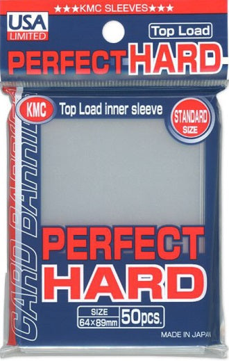 KMC - Perfect Fit Hard Clear Sleeves 50CT Derpy Cards KMC - Perfect Fit Hard Clear Sleeves 50CT Derpy Cards