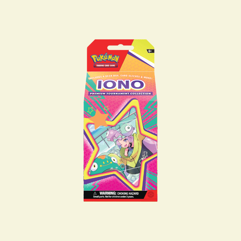 Pokemon - Iono Premium Tournament Collection Box Derpy Cards Pokemon - Iono Premium Tournament Collection Box Derpy Cards