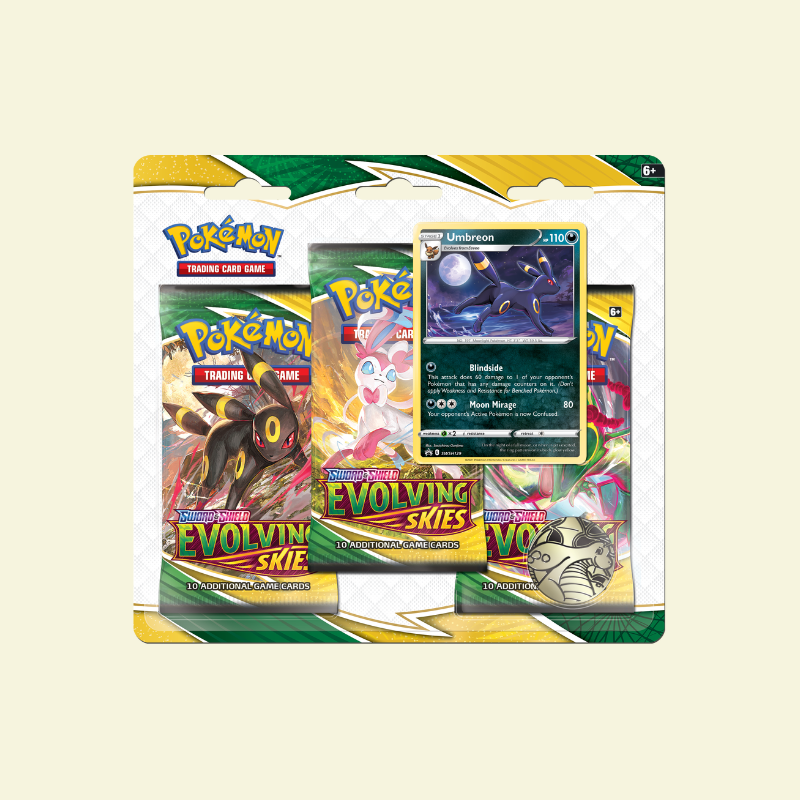 Pokémon - Evolving Skies 3 Pack Blister