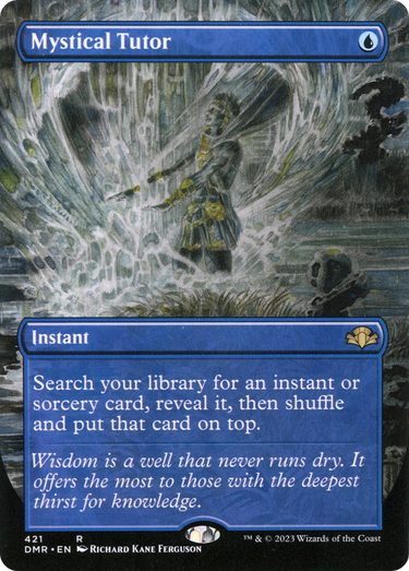Mystical Tutor (Borderless) (DMR-421) - Dominaria Remastered (Borderless)