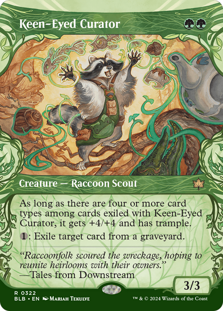 Keen-Eyed Curator (BLB-322) - Bloomburrow: (Showcase)
