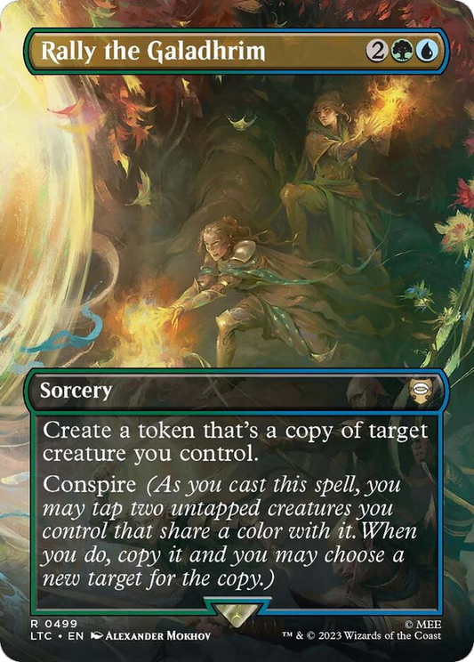 Rally the Galadhrim Borderless Surge Foil