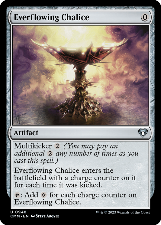 Everflowing Chalice (CMM-948) - Commander Masters