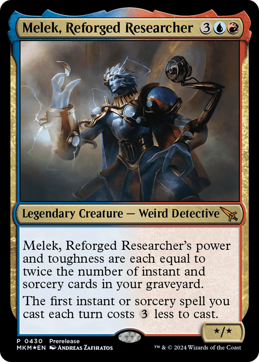 Melek, Reforged Researcher (MKM-430) - Murders at Karlov Manor Foil