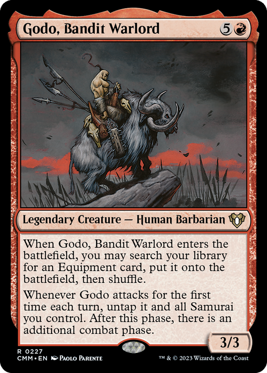 Godo, Bandit Warlord (CMM-227) - Commander Masters