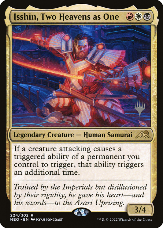 Isshin, Two Heavens as One (PPNEO-224P) - Kamigawa: Neon Dynasty Promos
